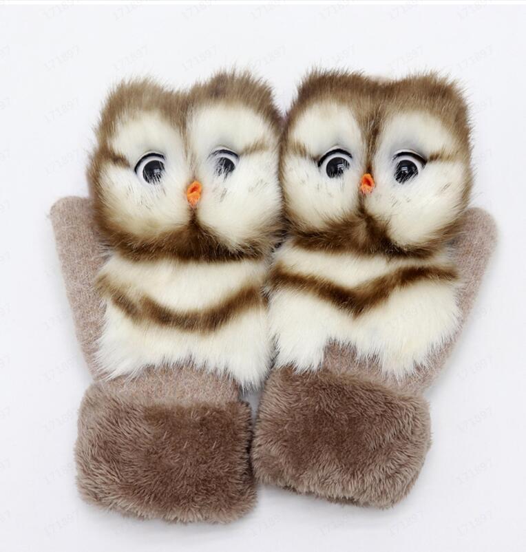Cartoon Animal Warm Mittens - Image 9
