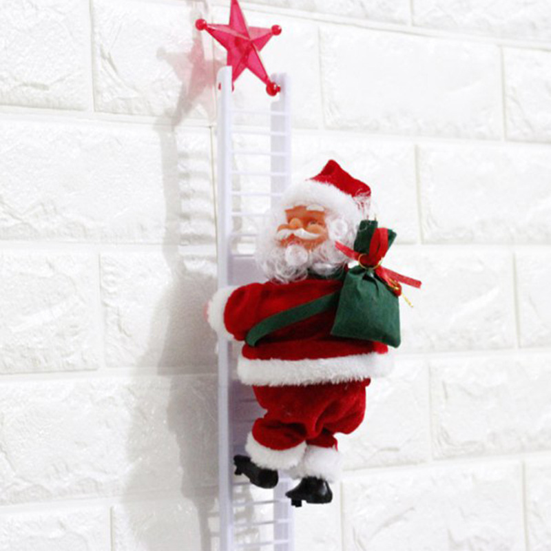 Climbing Ladder Electric Santa Claus Climbing - Image 3