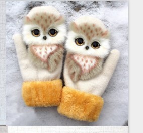 Cartoon Animal Warm Mittens - Image 5