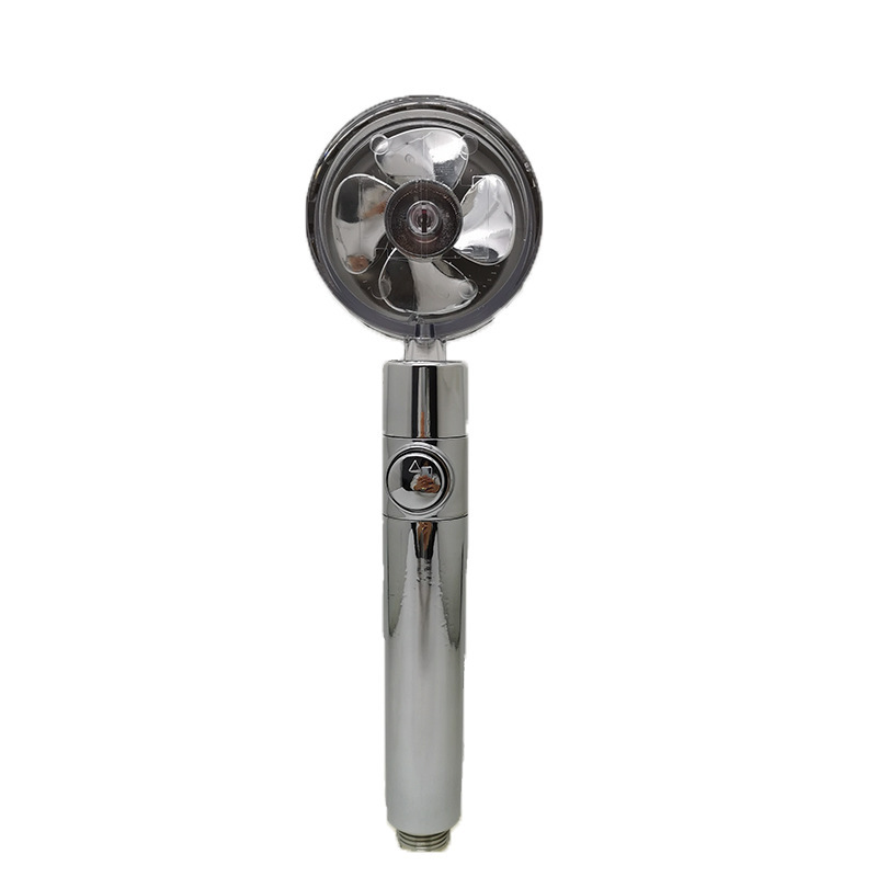 Propeller Driven Shower Head With Stop Button - Image 10