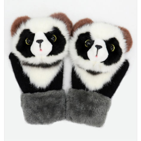 Cartoon Animal Warm Mittens
