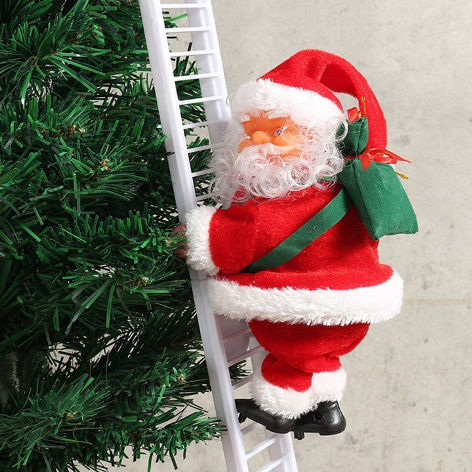 Climbing Ladder Electric Santa Claus Climbing
